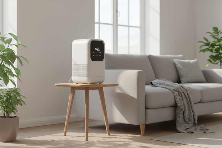 AIROVA N1 Pro in a modern living room