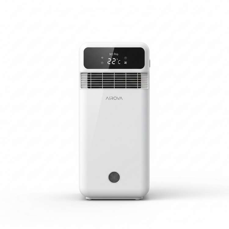 AIROVA N1 Pro heat pump studio shot