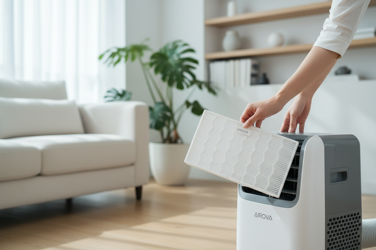 AIROVA Replacement Filter installation
