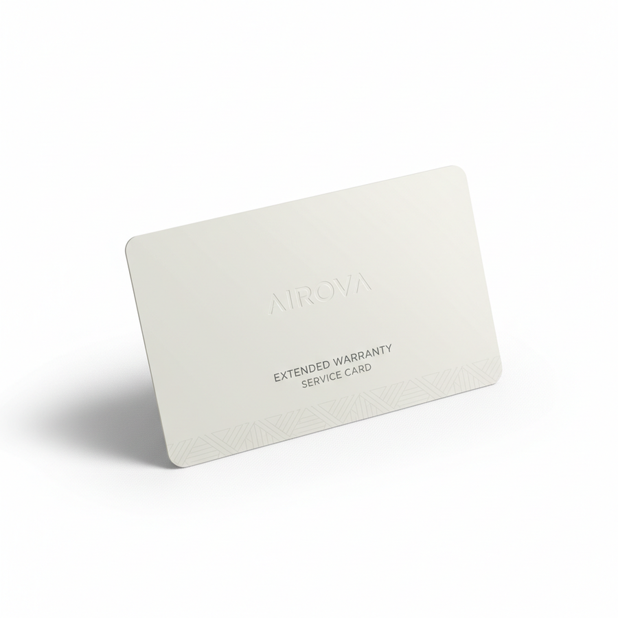 AIROVA Extended Warranty card studio